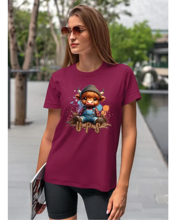 Koszulka Mówiłem, że to nie ja! <br>urocza krówka w akcji - Unisex, dla niej