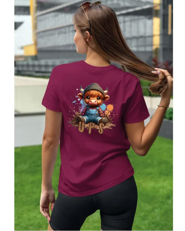 Koszulka Mówiłem, że to nie ja! <br>urocza krówka w akcji - Unisex, dla niej