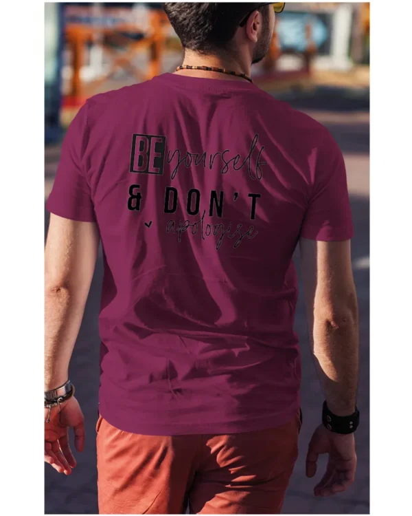Koszulka Bądź sobą i nie przepraszaj <br>wyrażaj swoją indywidualność - Unisex, dla niego