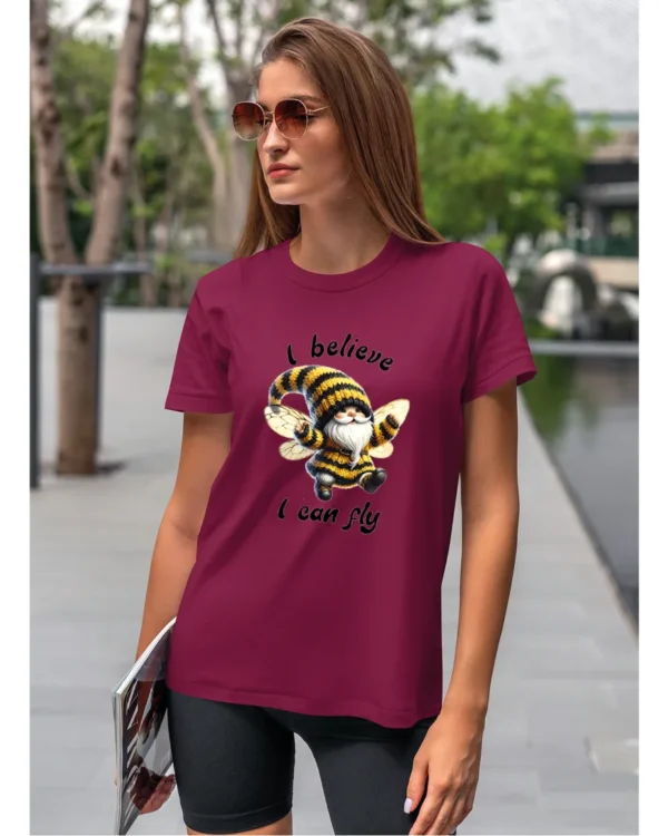 Koszulka Wierzę, że mogę latać <br>spełniaj swoje marzenia - Unisex, dla niej