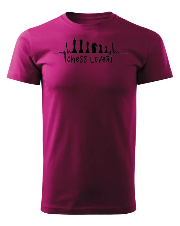 Koszulka Miłośnik szachów <br>bądź królem planszy - Unisex, dla niego