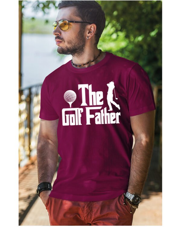 Koszulka The Golf Father, mistrz gry w golfa – Unisex