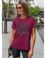 Koszulka Jazda, wolność, niezależność, „Long Live Rad Babes” – edycja Midnight, Unisex