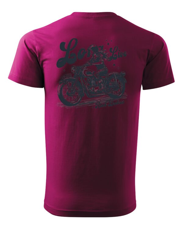 Koszulka Jazda, wolność, niezależność, „Long Live Rad Babes” – edycja Midnight, Unisex