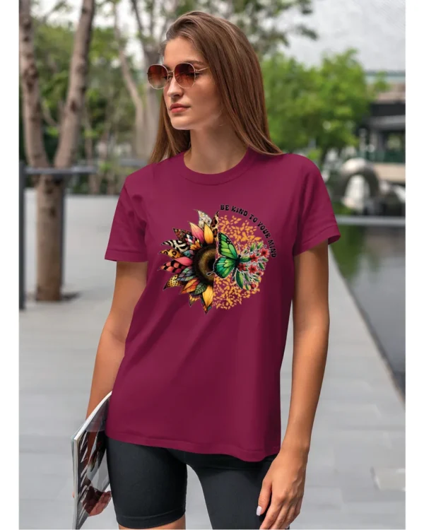 Koszulka Dbaj o swój spokój, „Be kind to your mind” – Unisex