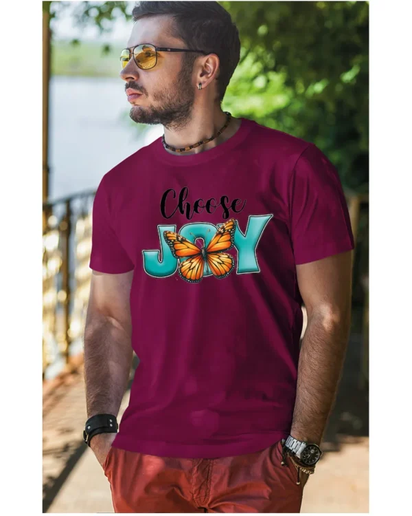 Koszulka Choose Joy, codziennie wybieraj szczęście – Unisex