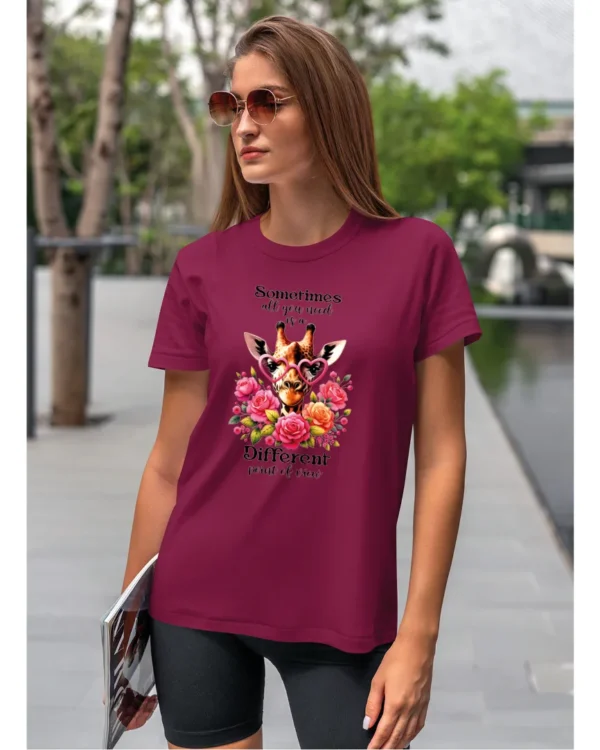 Koszulka Odkryj nowe spojrzenie, „Sometimes all you need is a different point of view” – Unisex