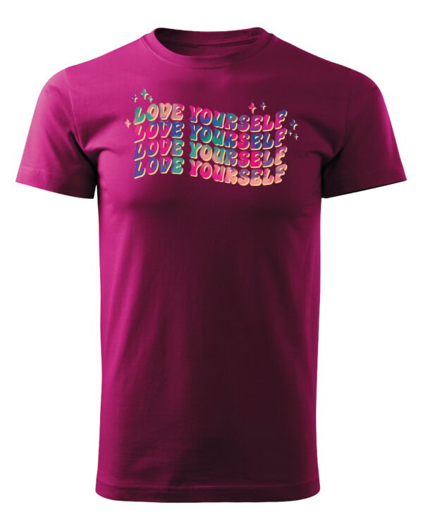 Koszulka Love Yourself, Pokochaj siebie – Unisex