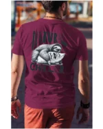 Koszulka Leniwiec w akcji, odpoczywaj i chilluj – edycja Midnight, Unisex