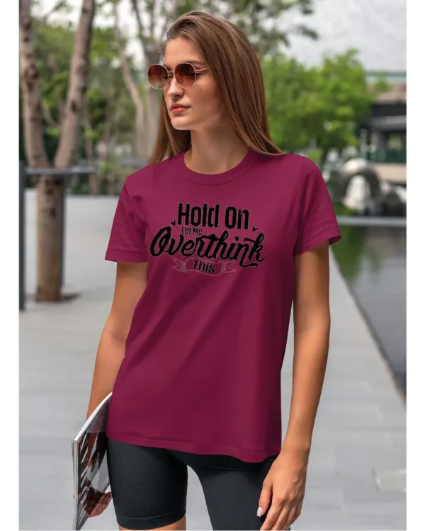 Koszulka Daj mi to przemyśleć, koszulka, koszulka damska, t-shirt damski, koszulka damska z nadrukiem, koszulka z napisem