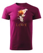 Koszulka Burn in Love <br>Romantyczny płomień - Unisex, dla niego
