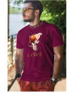 Koszulka Burn in Love <br>Romantyczny płomień - Unisex, dla niego