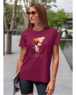 Koszulka Burn in Love <br>Romantyczny płomień - Unisex, dla niej