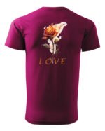 Koszulka Burn in Love <br>Romantyczny płomień - Unisex, dla niego