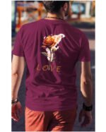 Koszulka Burn in Love <br>Romantyczny płomień - Unisex, dla niego