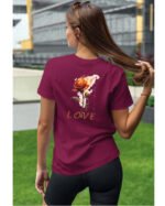 Koszulka Burn in Love <br>Romantyczny płomień - Unisex, dla niej