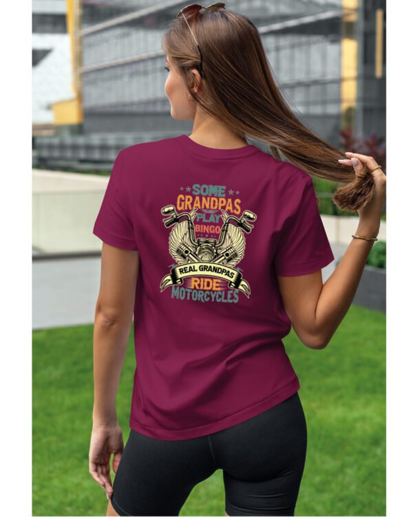 Koszulka Grandpas Who Ride <br>Dziadkowie na pełnym gazie - Unisex, dla niej
