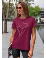 Koszulka Rytm Miłości <br>Muzyczne Serce - Unisex, dla niej