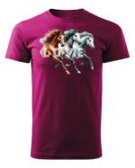 Koszulka Miłość w Galopie <br>Konie i wolność - Unisex, dla niego