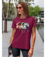 Koszulka Miłość w Galopie <br>Konie i wolność - Unisex, dla niej