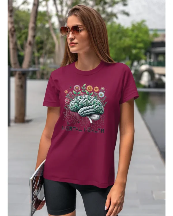 Koszulka Mental Health <br>Zdrowie Psychiczne - Unisex, dla niej