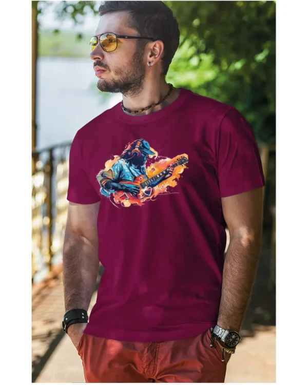 Koszulka Kocham muzykę <br>Pasja do dźwięków - Unisex, dla niego