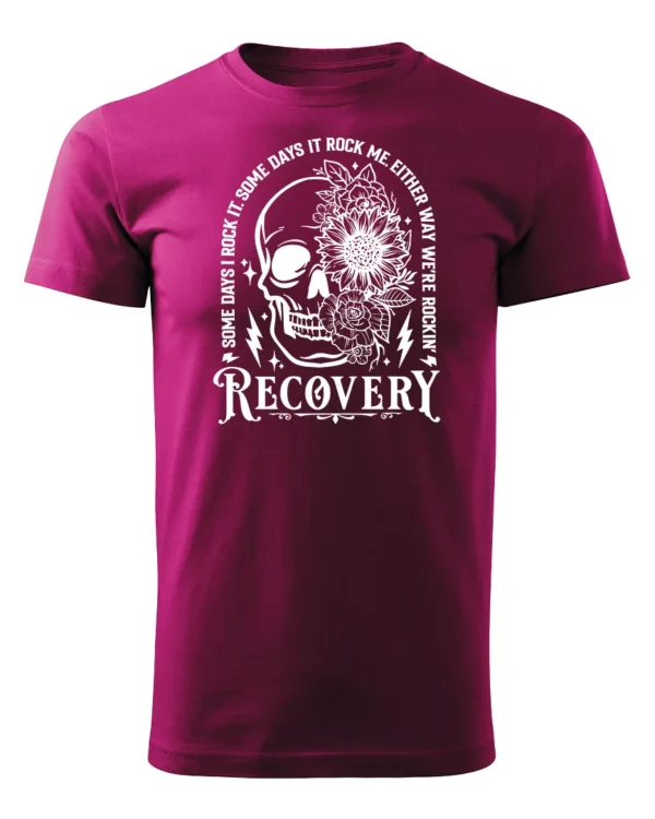 Koszulka Recovery <br>Rock'n'rollowy powrót - Unisex, dla niej, edycja White