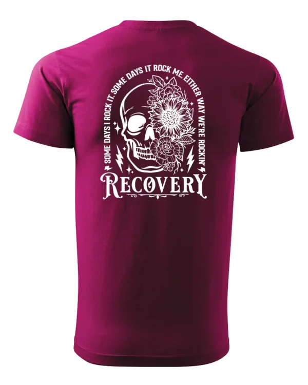 Koszulka Recovery <br>Rock'n'rollowy powrót - Unisex, dla niej, edycja White