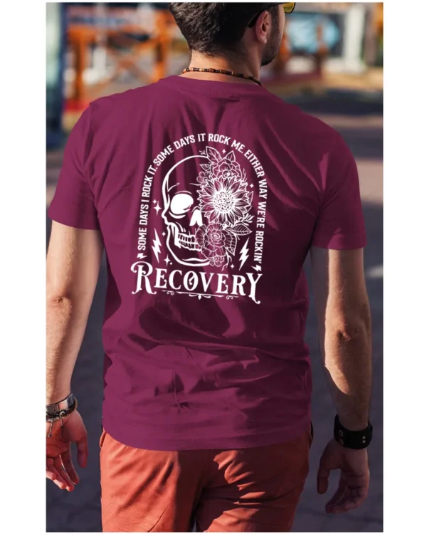 Koszulka Recovery <br>Rock'n'rollowy powrót - Unisex, dla niego, edycja White