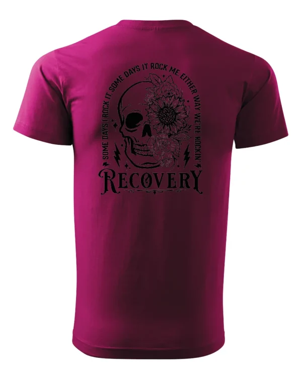 Koszulka Recovery <br>Rock'n'rollowy powrót - Unisex, dla niej, edycja Midnight