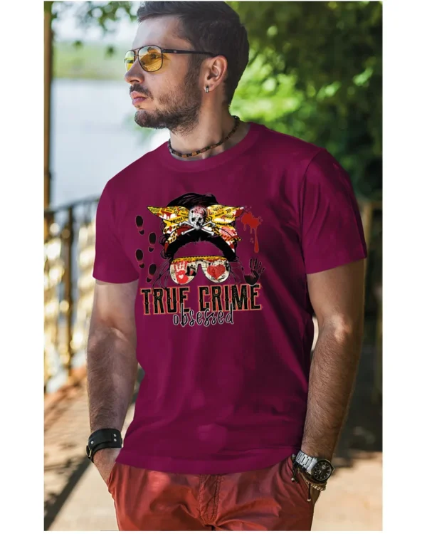 Koszulka True Crime <br>Mroczna fascynacja - Unisex, dla niego