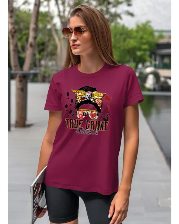 Koszulka True Crime <br>Mroczna fascynacja - Unisex, dla niej
