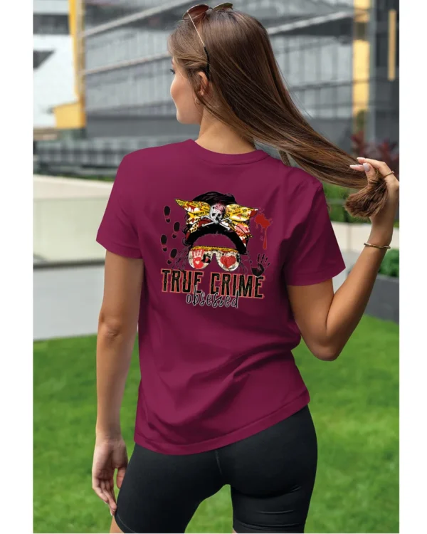 Koszulka True Crime <br>Mroczna fascynacja - Unisex, dla niej