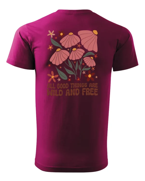 Koszulka Wild and Free <br>Piękno natury - Unisex, dla niej