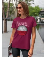 Koszulka Football <br>Miłość do gry - Unisex, dla niej
