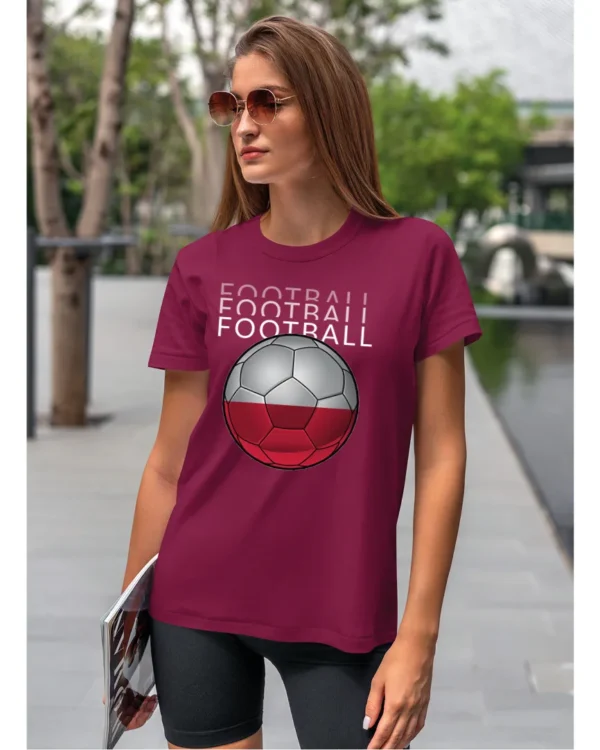 Koszulka Football <br>Miłość do gry - Unisex, dla niej