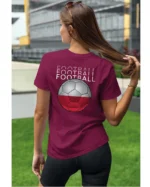 Koszulka Football <br>Miłość do gry - Unisex, dla niej