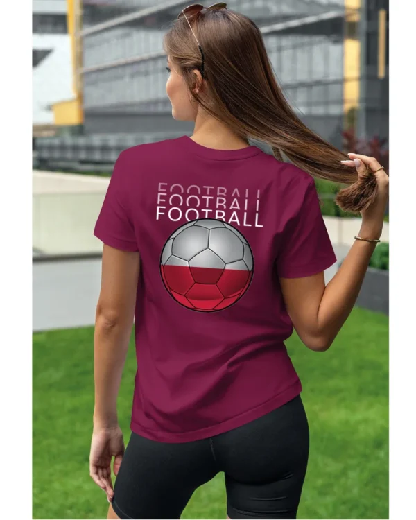 Koszulka Football <br>Miłość do gry - Unisex, dla niej
