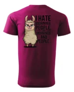 Koszulka I Hate Mornings <br>And people - Unisex, dla niej
