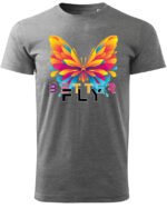 Koszulka unisex motyl “Better fly”, dla niej – wybierz kolor!