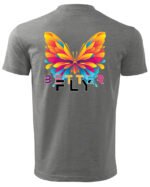 Koszulka unisex motyl “Better fly”, dla niej – wybierz kolor!