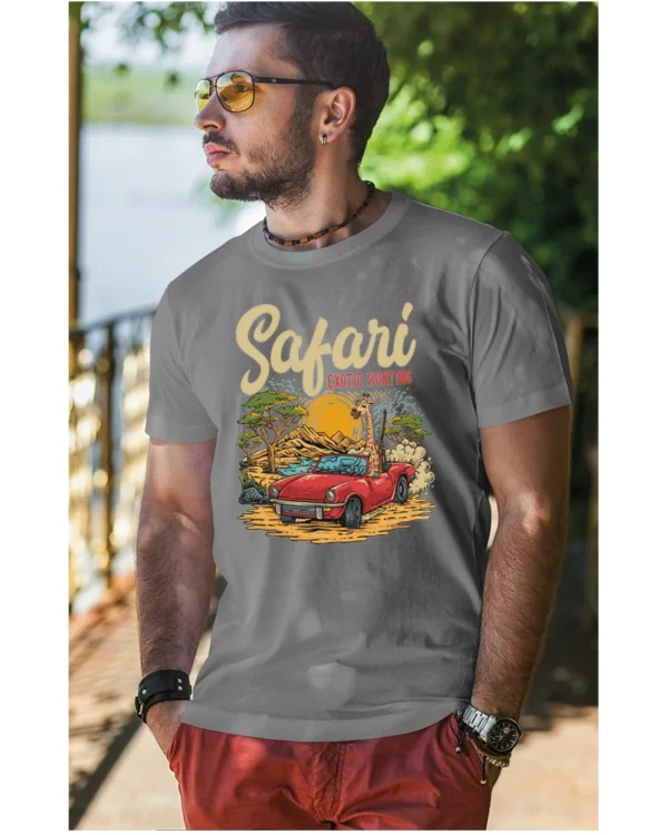 Koszulka unisex "Przygoda w safari", dla niego – wybierz kolor!
