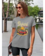 Koszulka unisex "Przygoda w safari", dla niej – wybierz kolor!