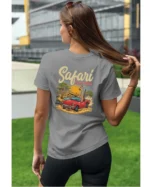 Koszulka unisex "Przygoda w safari", dla niej – wybierz kolor!