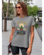 Koszulka unisex "Fitness z zombie, trenuj by przeżyć", dla niej – wybierz kolor!