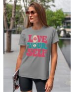 Koszulka Kochaj siebie – pokój i miłość UNISEX