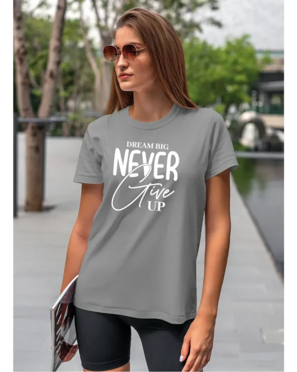 Koszulka Nigdy się nie poddawaj i marz - edycja White UNISEX