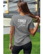 Koszulka Silniejsza niż burza - edycja White UNISEX