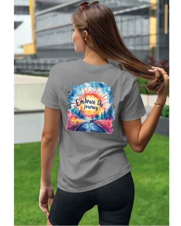 Koszulka Ciesz się podróżą - Unisex