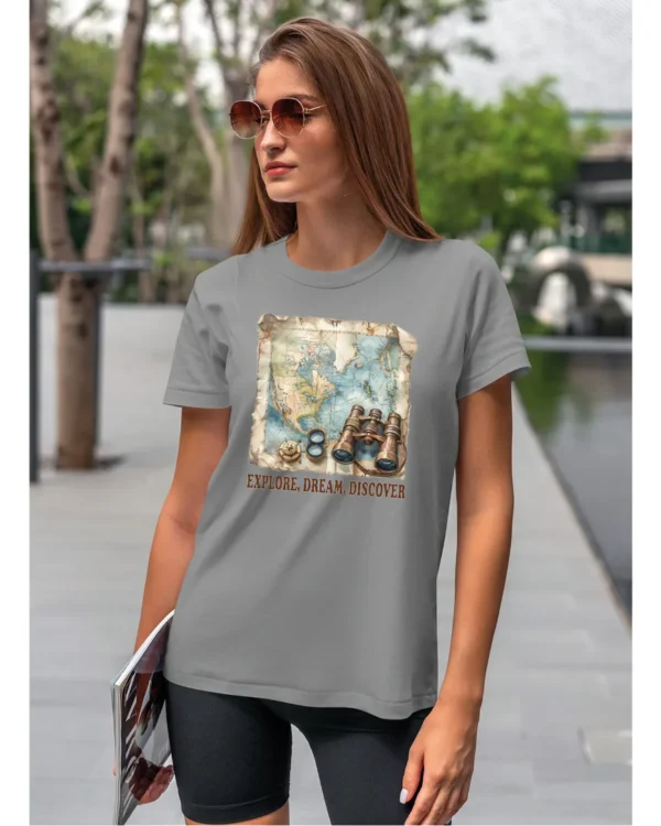 Koszulka Odkrywaj , marz, doświadczaj - Unisex